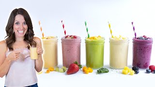 Make ANY Smoothie with this Simple Formula  5 Quick Recipes [upl. by Revkah110]