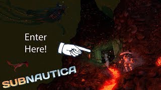 Lava Castle Entrances Guide To Subnautica [upl. by Assener]