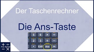 Taschenrechner Die AnsTaste [upl. by Anelet]