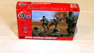 Plastic Soldier Review AIRFIX 172 WW2 German Infantry [upl. by Purity]