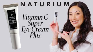 Brighter Smoother Skin with NATURIUM Vitamin C Eye Cream Plus [upl. by Monafo670]