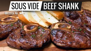 Sous Vide BEEF SHANK Perfection How to cook BEEF Shank [upl. by Kcirederf50]