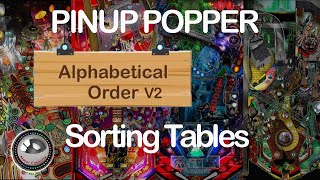 Sorting Tables In Pinup Popper V2 [upl. by Lahey]