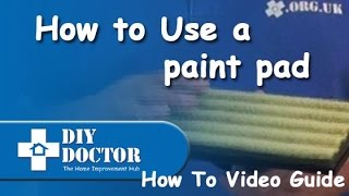 Using a paint pad [upl. by Mendie]