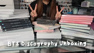 Completing my BTS Albums BTS Albums Discography Unboxing [upl. by Anrev]