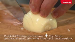 Zwiebel schneiden leicht gemacht Tipps amp Tricks von Betty Bossi [upl. by Lyndy195]