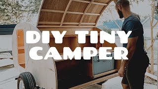 How to Build a Teardrop Camper Start to Finish Timelapse [upl. by Laup688]