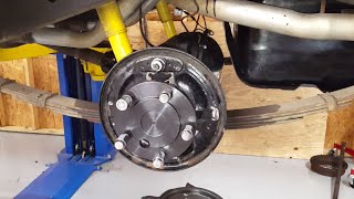 Jeep CJ7 Crown One Piece Axle  Bearing Installation  Using a Press [upl. by Sigler]