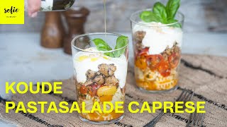 Klassieke koude pastasalade Caprese  Sofie Dumont [upl. by Gaylor]