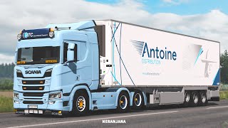 NG Scania L6 amp V8 Open pipe Sound Mods  ETS2 Mods v140 [upl. by Idoj]