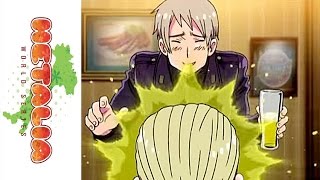 Hetalia World Series Official Dub clip  Germans and beer [upl. by Eisele]