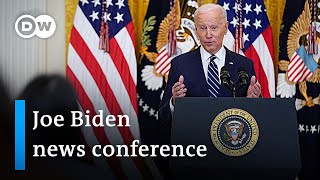 Joe Bidens first press conference as US President  DW News [upl. by Areem790]