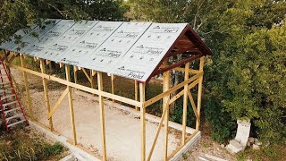 Building a Carport  Part 3  The Roof Trusses [upl. by Emilie809]