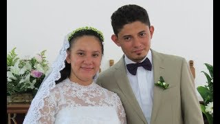 Los novios llegando al Altar de Dios BODA EVANGÉLICA [upl. by Tennaj]