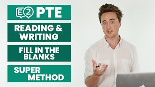 PTE Reading amp Writing Fill in the Blanks  SUPER METHOD [upl. by Bernt]