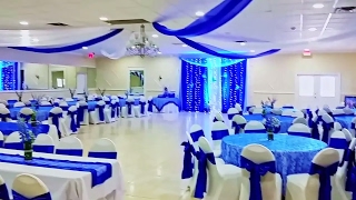 DECORACION DE 15 AÑOS COLOR AZUL REY [upl. by Stacy498]