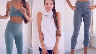 YOGAWORKOUT CLOTHING HAUL TRY ON [upl. by Cornela]