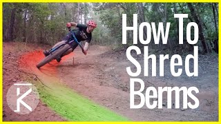 How To Ride Berms Fast  Mountain Biking Tutorial [upl. by Ecurb798]