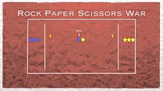 PE Games  Rock Paper Scissors War [upl. by Niletak]