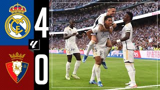 Real Madrid 40 Osasuna  HIGHLIGHTS  LaLiga 202324 [upl. by Nodaj26]