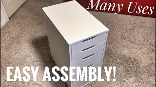 Ikea Alex Drawer Assembly [upl. by Althea]