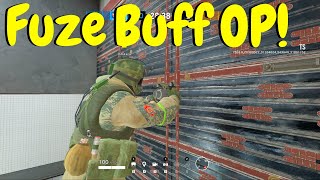 New Fuze Buff is Insane in Rainbow Six Siege Crystal Guard Gameplay [upl. by Epuladaug818]