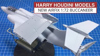 Airfix 172 Blackburn Buccaneer Kit Build of New 2019 Mould [upl. by Ainek]