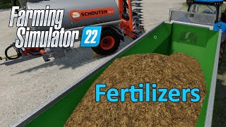 Farming Simulator 22 Tutorial  Fertilizers Liquid Solid Slurry Manure Digestate [upl. by Ebbarta982]