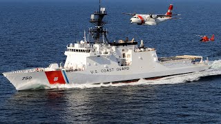 The largest combat cutter in the world US Coast Guard Legendclass cutter [upl. by Berni186]