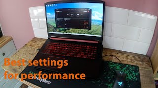 Best Settings For Performance And Gaming On Acer Nitro 5 [upl. by Smallman]