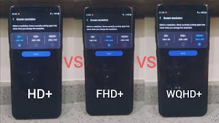 HD vs FHD vs WQHD Screen Smartphone Comparison Battery Temp Benchmark Score  Antutu [upl. by Ardnnaed]