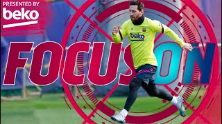 FOCUS ON MESSI in TRAINING 🎯 [upl. by Huda]