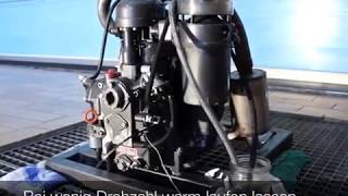 How to start a Farymann Diesel engine [upl. by Nnalyrehc797]