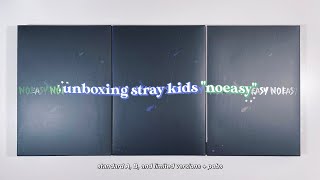 unboxing stray kids quotnoeasyquot albums ✯ standard A B limited versions  pre order benefits [upl. by Avle]