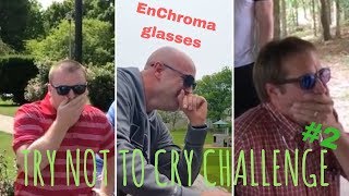 TRY NOT TO CRY CHALLENGE 2 EnChroma glasses [upl. by Light]