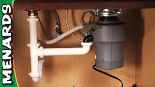 How To Install a Garbage Disposer  Menards [upl. by Durwin]