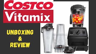 Costco Vitamix E320 blender unboxing review healthy smoothie and cleaning [upl. by Edveh472]