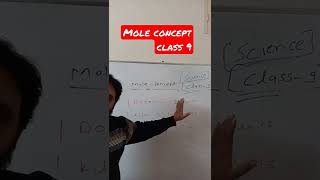 mole concept class 9 sciencencert ch 3 atoms and molecule [upl. by Eidissac]