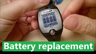 POLAR WATCH Battery Replacement [upl. by Aleahs]