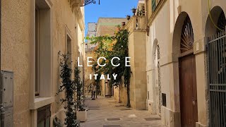 Lecce  Italy  Drone amp Walking Tour [upl. by Bellamy29]