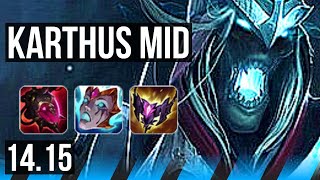 KARTHUS vs RYZE MID  916 Legendary Rank 11 Karthus  TR Challenger  1415 [upl. by Ahsinik509]