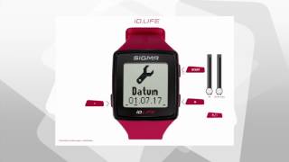 SIGMA SPORT  iDLIFE  Einstellungen [upl. by Nolly710]