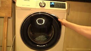 Instructions to use Samsung QuickDrive AddWash EcoBubble Washing Machine [upl. by Olsson]