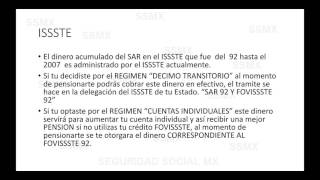 SAR 92  ¿COMO RECUPERARLO IMSS E ISSSTE [upl. by Alegnaoj540]