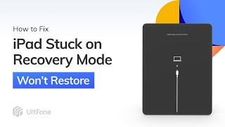 2025 Update How to Fix iPad Stuck on Recovery Mode and Wont Restore Free [upl. by Ellenod]