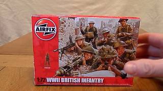 Plastic Soldier Review AIRFIX 172 BRITISH INFANTRY [upl. by Topping]