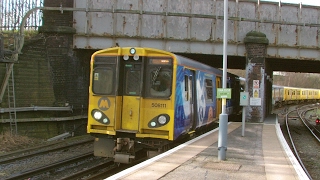 Half an Hour at 216  Birkenhead North Station 1022017  Class 507 508 terminus [upl. by Ahsatin]