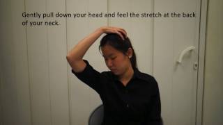 NUH Physiotherapy  Levator Scapulae Stretch [upl. by Austin264]