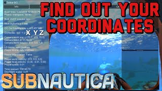 Subnautica How to Find Your Coordinates [upl. by Chevy]