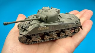 Airfix 172 Sherman Firefly Vc Step By Step Build Model Tank Full Build [upl. by Yelich]